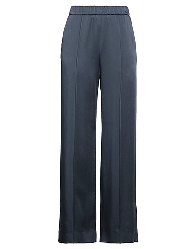 JIL SANDER Casual trouser Deep teal 74% Acetate, 26% Viscose