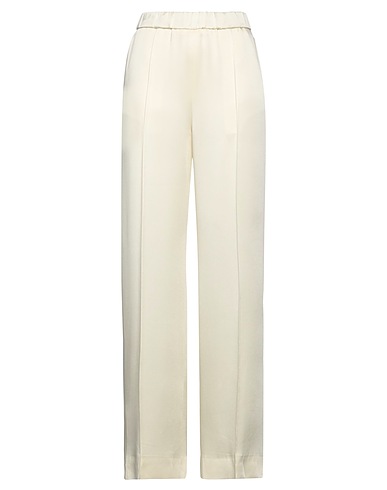JIL SANDER Pantalone Avorio 74% Acetato, 26% Viscosa