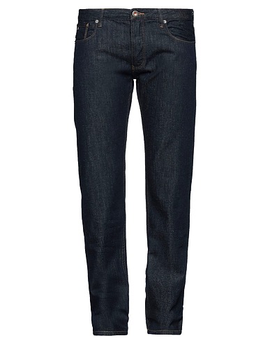 EMPORIO ARMANI Denim trousers Blue 89% Cotton, 11% Elastane
