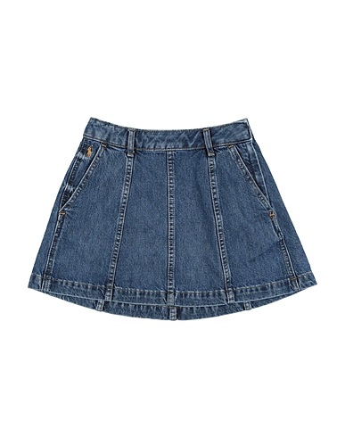 POLO RALPH LAUREN Denim skirt Blue 80% Cotton, 20% Recycled cotton