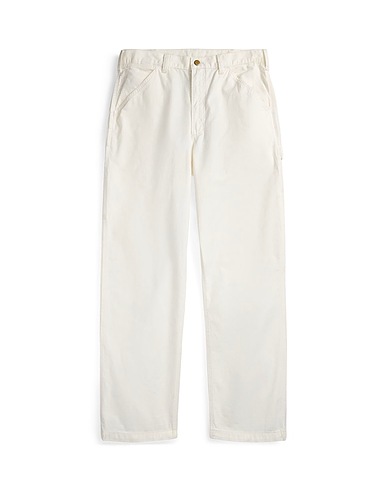 POLO RALPH LAUREN Casual pants White 100% Cotton