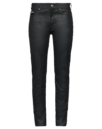 JUST CAVALLI Denim trousers Black 98% Cotton, 2% Elastane