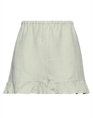 SLEEPER Shorts & Bermudas Säuregrün 100% Leinen