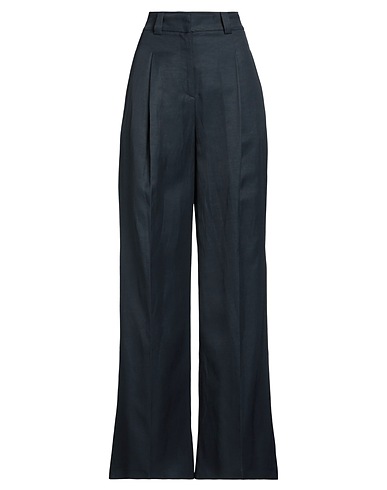 MOORER Pantalone Blu notte 70% Viscosa, 30% Lino