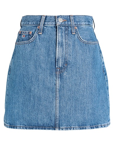 TOMMY JEANS Gonna jeans Blu 100% Cotone