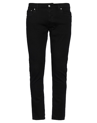 LIU •JO MAN Denim pants NERO 99% Cotton, 1% Elastane