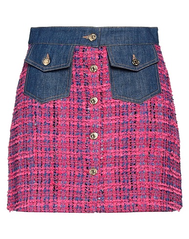 JUST CAVALLI Minirock Magenta 56% Baumwolle, 26% Acryl, 14% Polyester, 3% Polyamid, 1% Andere Fasern