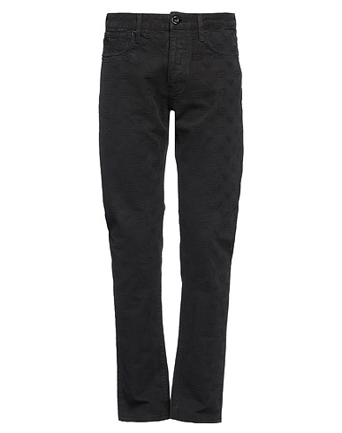 EMPORIO ARMANI Denim trousers Black 100% Cotton