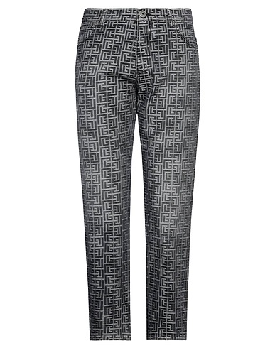 BALMAIN Denim trousers Lead 100% Cotton