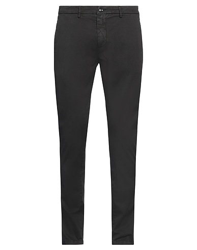 YAN SIMMON Casual trouser Black 98% Cotton, 2% Elastane