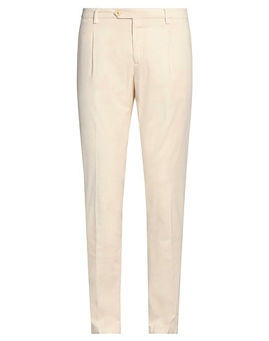 YAN SIMMON Chinos Avorio 98% Cotone, 2% Elastan