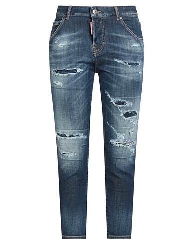 DSQUARED2 Denim trousers Blue 92% Cotton, 6% Elastomultiester, 2% Elastane