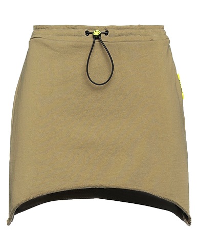 BARROW Mini skirt Military green 100% Cotton