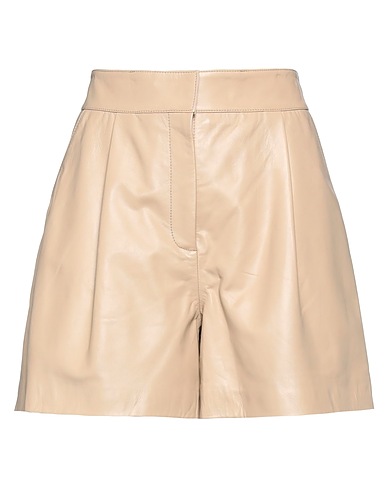BLUGIRL Leather pant Beige 100% Lambskin