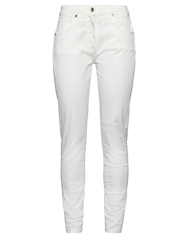 BLUMARINE Denim trousers 98% Cotton, 2% Elastane