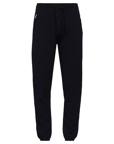 EMPORIO ARMANI Casual trouser Midnight blue 91% Virgin Wool, 4% Cashmere, 4% Polyamide, 1% Elastane