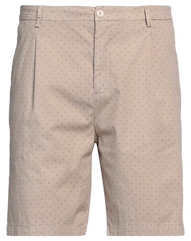 YAN SIMMON Shorts & Bermuda Beige 98% Cotton, 2% Elastane