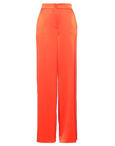 MARELLA Casual trouser ROSSO POMODORO 82% Triacetate, 18% Polyester