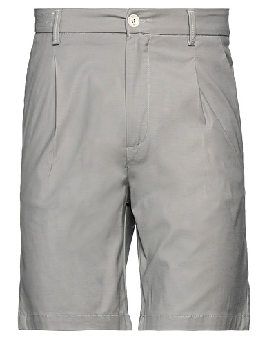 YAN SIMMON Shorts & Bermuda Grey 98% Cotton, 2% Elastane