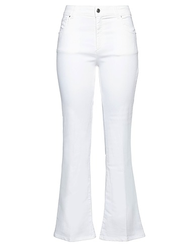 KOCCA Casual trouser White 65% Cotton, 33% Polyester, 2% Elastane