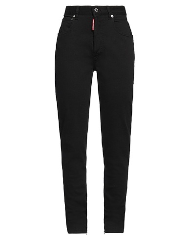 DSQUARED2 Denim pants 92% Cotton, 5% Elastomultiester, 3% Elastane, Polyester, Cow leather