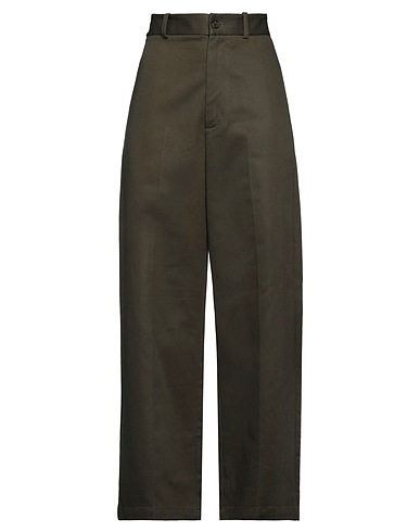 NILI LOTAN Casual pants Military green 100% Virgin Wool