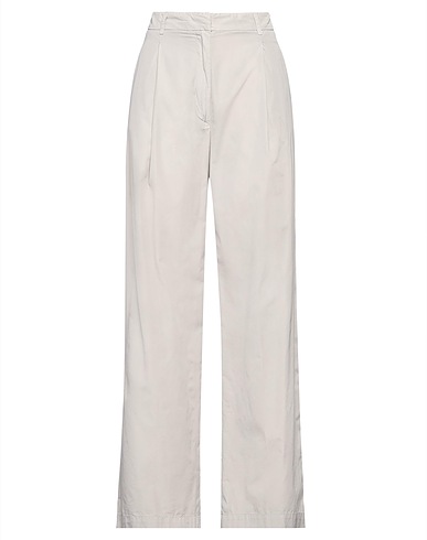 GRIFONI Casual trouser Light grey 100% Cotton