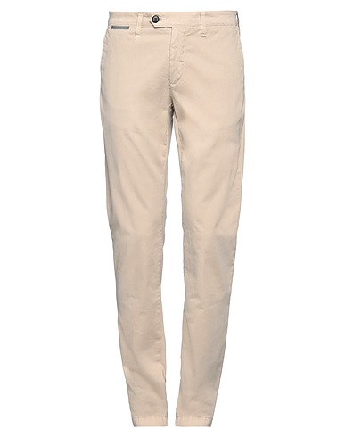ELEVENTY Casual pants Sand 98% Cotton, 2% Elastane