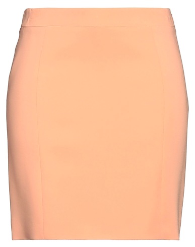 MOSCHINO Mini skirt Apricot 89% Acetate, 6% Elastane, 5% Silk, Viscose
