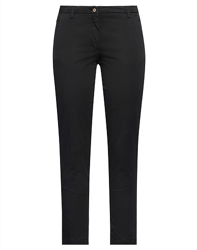 BRIGLIA 1949 Casual pants Black 97% Cotton, 3% Elastane