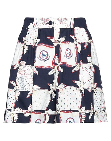 BOUTIQUE MOSCHINO Shorts & Bermuda Midnight blue 100% Cotton