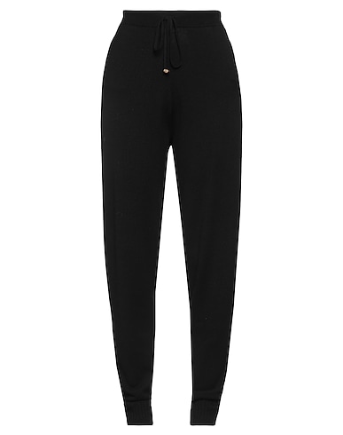 STELLA McCARTNEY Casual trouser Black 100% Virgin Wool, Wool, Polyamide, Elastane
