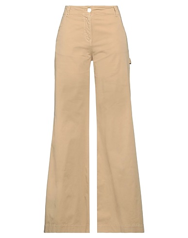 SEMICOUTURE Casual trouser Sand 97% Cotton, 3% Elastane