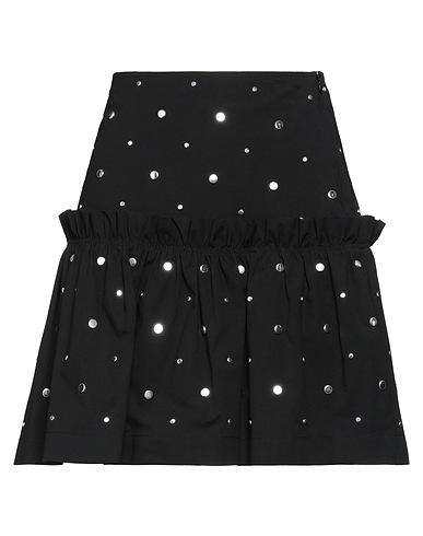 BOUTIQUE MOSCHINO Mini skirt Black 95% Cotton, 5% Elastane