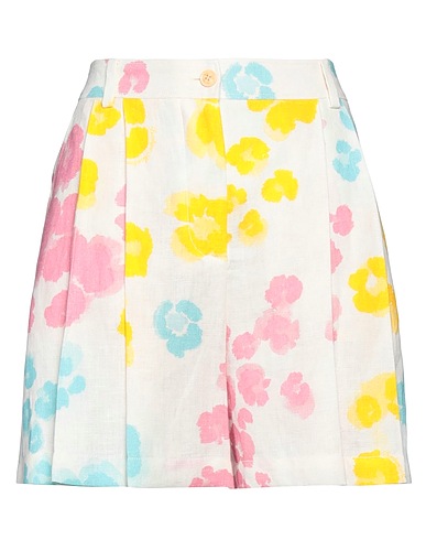 BOUTIQUE MOSCHINO Shorts & Bermudas Weiß 100% Leinen