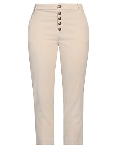 DONDUP Casual trouser Ivory 62% Cotton, 36% Lyocell, 2% Elastane