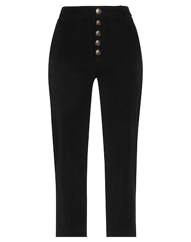 DONDUP Casual trouser Black 62% Cotton, 36% Lyocell, 2% Elastane