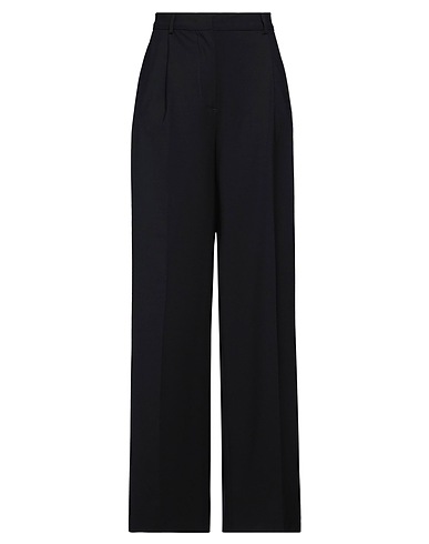 MSGM Pantalone Nero 96% Lana Vergine, 4% Elastan