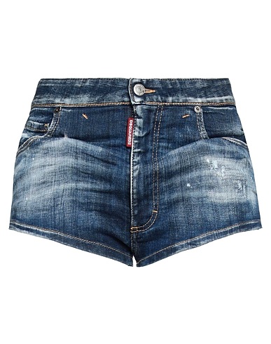 DSQUARED2 Denim shorts Blue 98% Cotton, 2% Elastane