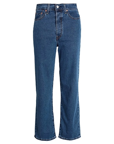 LEVI'S Джинсовые брюки RIBCAGE STRAIGHT ANKLE DARK INDIGO - FLAT FINISH
70% Хлопок, 19% Лиоцелл, 8% Лен, 2% Эластомультиэстер, 1% Эластан