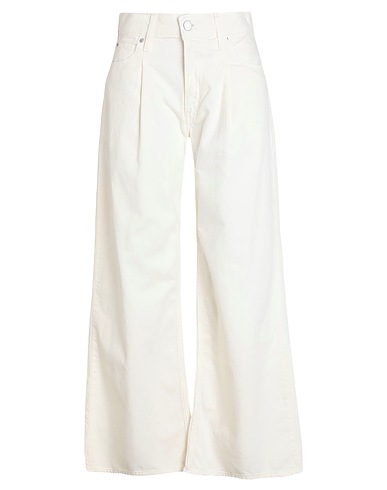 LEVI'S Jeans PLEATED BAGGY WIDE LEG WHITES	 Elfenbein 100% Baumwolle