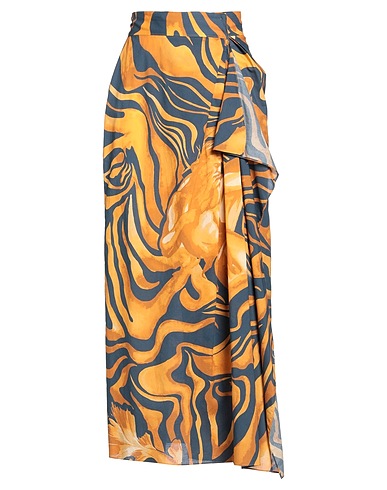 ALBERTA FERRETTI Langer Rock Marineblau 100% Baumwolle