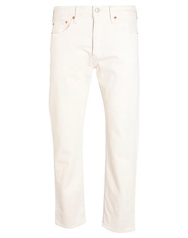 LEVI'S Denim trousers 502™ TAPER TANS Ivory 99% Cotton, 1% Elastane