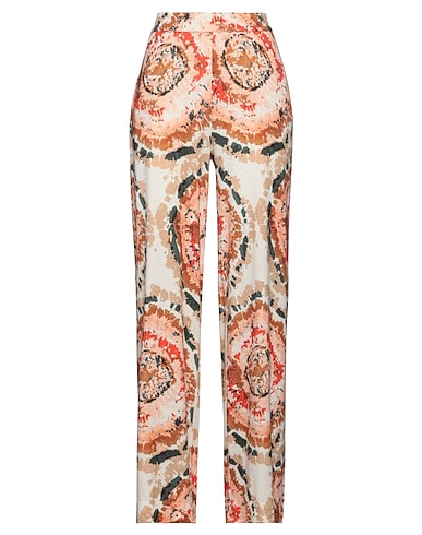 MAJESTIC FILATURES Casual trouser ROSA CHIARO 67% Viscose, 28% Linen, 5% Elastane