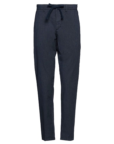 HARMONT & BLAINE Casual pants Blue 81% Cotton, 17% Polyester, 2% Elastane