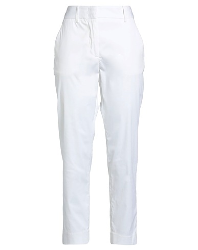 ELEVENTY Casual pants White 70% Cotton, 26% Polyamide, 4% Elastane