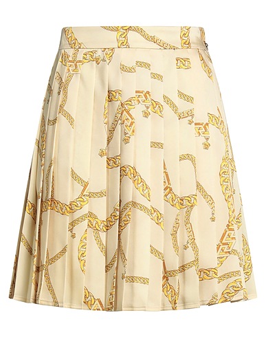 VERSACE Minigonna Panna 100% Poliestere