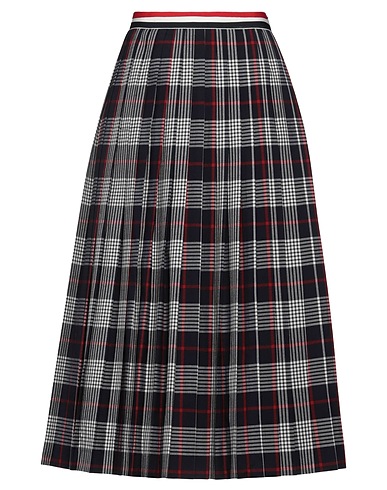 THOM BROWNE Midi skirt Midnight blue 100% Wool