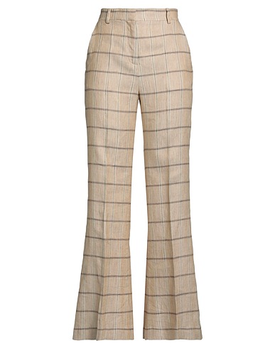 EMMA & GAIA Casual trouser Camel 70% Linen, 28% Cotton, 2% Elastane