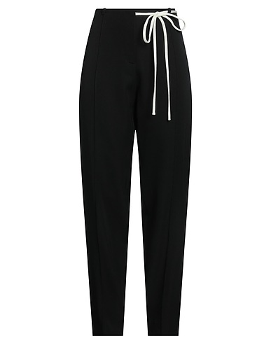 SARA LANZI Pantalone Nero 68% Lana Vergine, 32% Viscosa